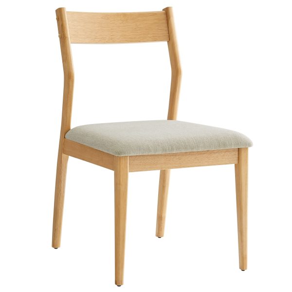 Solara Fabric Wood Dining Side Chairs Set of 2 by Modway Fashion - Image 3