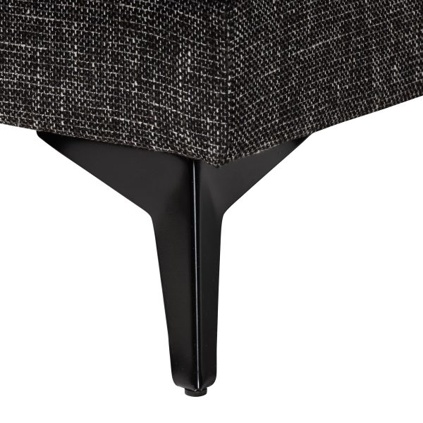 Baxton Studio Cantu Modern Gravel Twill Fabric Left Facing Sectional Sofa For Cheap - Image 5
