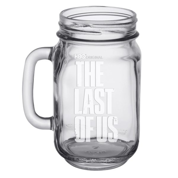The Last Of Us Logo Laser Engraved Mason Jar For Discount