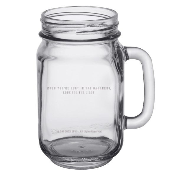 The Last Of Us Logo Laser Engraved Mason Jar For Discount - Image 2